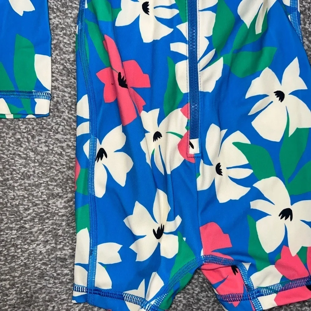 Hanna Anderrson Baby Rash Guard Suit Hibiscus Petals 6-12 months